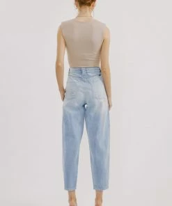 KANCAN Straight Leg Neeko Ultra High Rise Balloon Fit Jeans