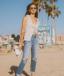 KANCAN Raven Ultra High Rise Slim Straight Jeans Straight Leg