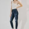 KANCAN New Arrivals Canary High Rise Ankle Skinny