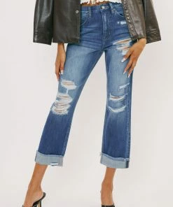 KANCAN Eloise High Rise Straight Leg