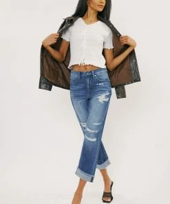 KANCAN Eloise High Rise Straight Leg