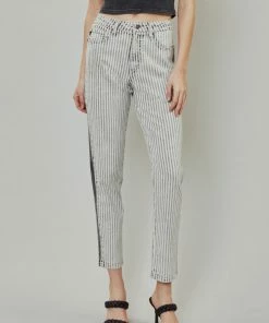 KANCAN Kristin High Rise Slim Straight Jeans