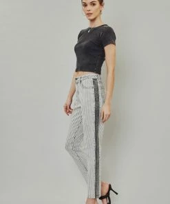 KANCAN Kristin High Rise Slim Straight Jeans