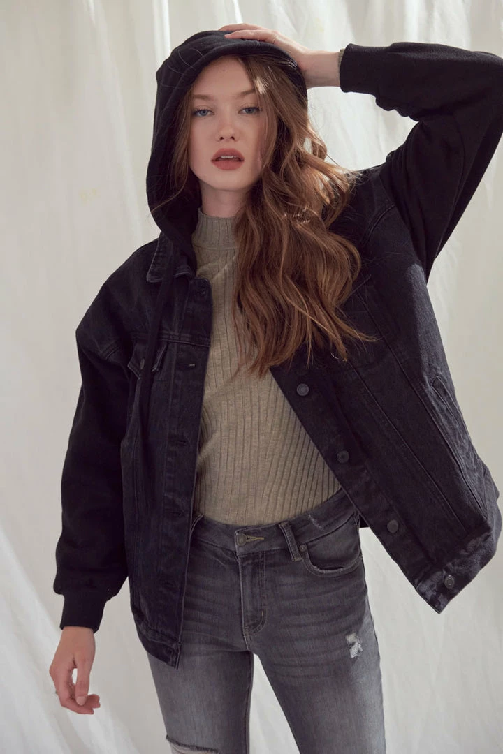 KANCAN Jackets & Outwear Cleo Boyfriend Hoodie Jacket 3 KANCAN Jackets & Outwear Cleo Boyfriend Hoodie Jacket