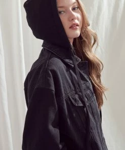 KANCAN Jackets & Outwear Cleo Boyfriend Hoodie Jacket