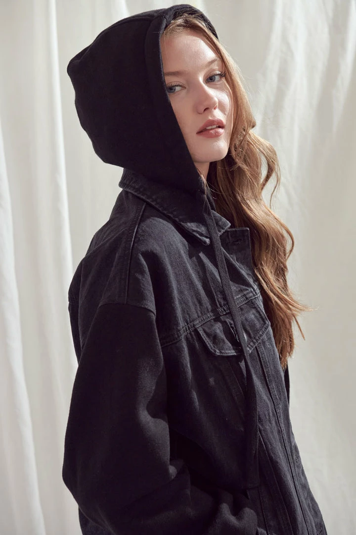 KANCAN Jackets & Outwear Cleo Boyfriend Hoodie Jacket 4 KANCAN Jackets & Outwear Cleo Boyfriend Hoodie Jacket