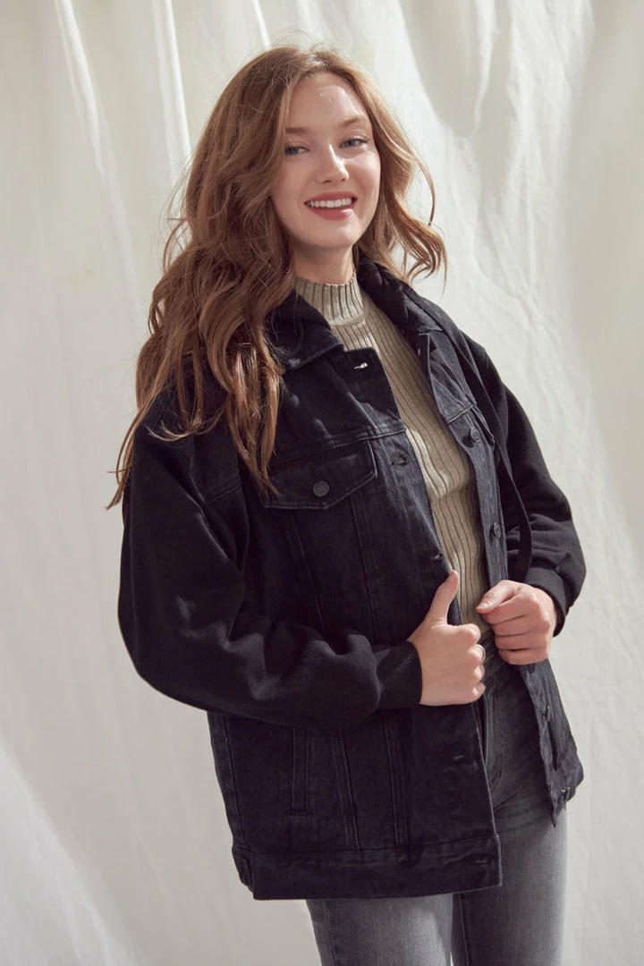 KANCAN Jackets & Outwear Cleo Boyfriend Hoodie Jacket 5 KANCAN Jackets & Outwear Cleo Boyfriend Hoodie Jacket