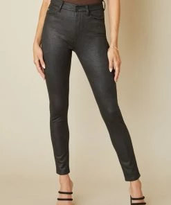 KANCAN Carly Ultra High Rise Faux Leather Super Skinny Pants