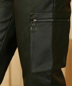 KANCAN Rooney Ultra High Rise Faux Leather Joggers Slouch Fit & Joggers 16 KANCAN Rooney Ultra High Rise Faux Leather Joggers Slouch Fit & Joggers