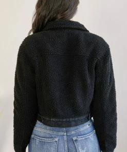 KANCAN Monet Cropped Sherpa Jacket 13 KANCAN Monet Cropped Sherpa Jacket