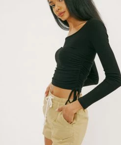 KANCAN Zahara High Rise Cargo Shorts New Arrivals