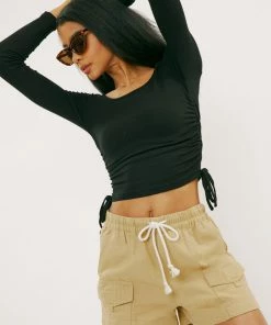 KANCAN Zahara High Rise Cargo Shorts New Arrivals