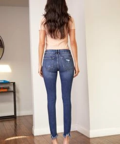 KANCAN Fiora Mid Rise Ankle Skinny Jeans