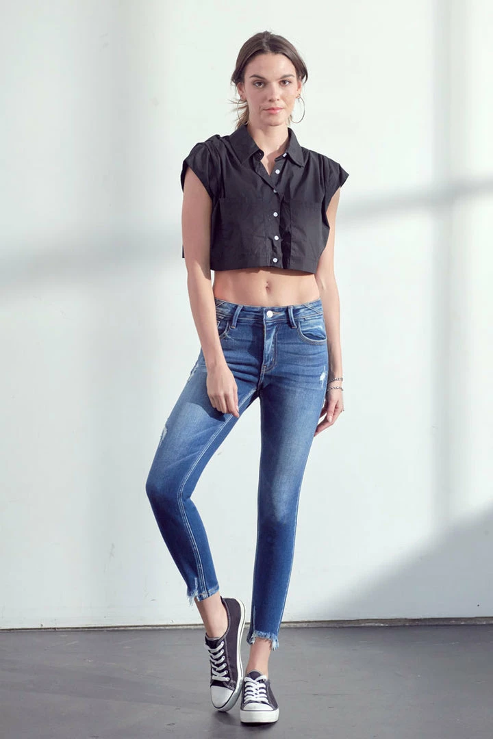 KANCAN Mimi Mid Rise Ankle Skinny Jeans 4 KANCAN Mimi Mid Rise Ankle Skinny Jeans