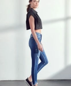 KANCAN Mimi Mid Rise Ankle Skinny Jeans 13 KANCAN Mimi Mid Rise Ankle Skinny Jeans