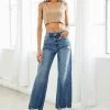 KANCAN New Arrivals Marlin High Rise Slim Wide Leg Jeans