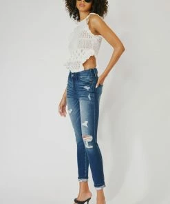 KANCAN New Arrivals Dominique High Rise Skinny Jeans