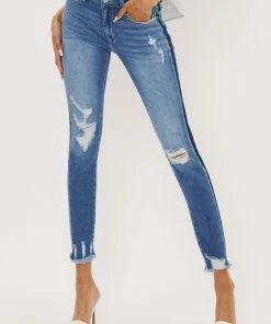 KANCAN Alora Mid Rise Ankle Skinny New Arrivals