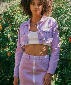 KANCAN Cristal Denim Jacket Jackets & Outwear