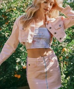 KANCAN Cristal Denim Jacket Jackets & Outwear