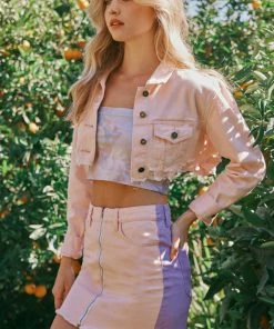 KANCAN Cristal Denim Jacket Jackets & Outwear