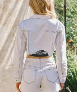 KANCAN Cristal Denim Jacket Jackets & Outwear