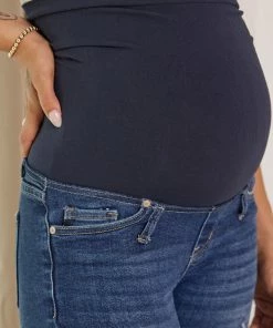 KANCAN Fidely Maternity Patched Flare Jeans 16 KANCAN Fidely Maternity Patched Flare Jeans