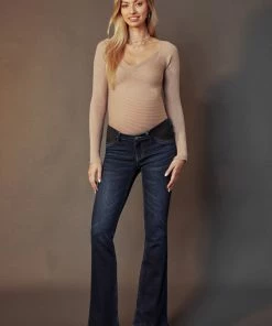 KANCAN Blanca Maternity Flare Jeans