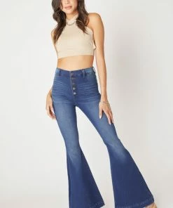 KANCAN Flare & Bootcut Harper High Rise Super Flare Jeans
