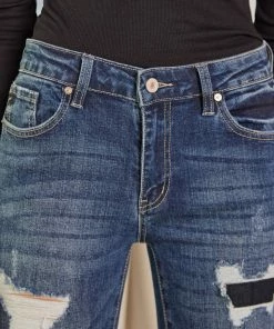 KANCAN Tobie Mid Rise Super Skinny Jeans