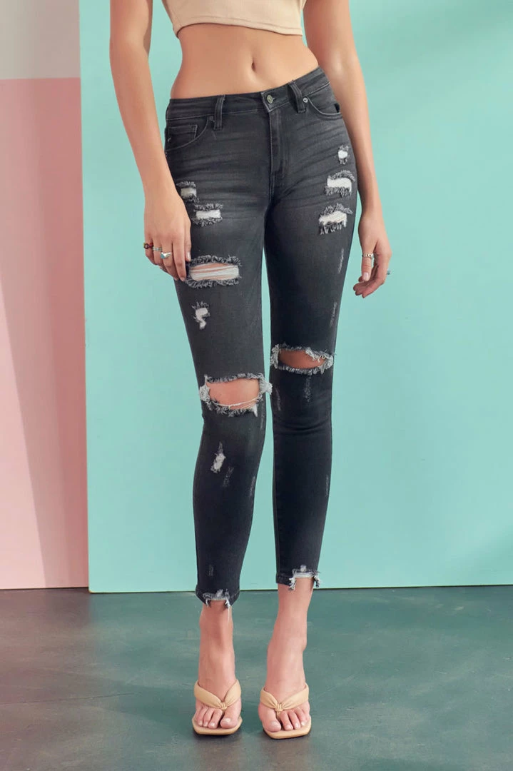 KANCAN Cora Mid Rise Super Skinny Jeans 12 KANCAN Cora Mid Rise Super Skinny Jeans