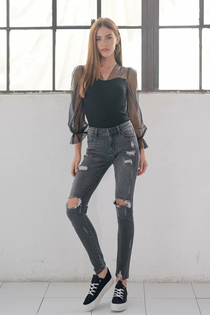 KANCAN Cora Mid Rise Super Skinny Jeans 4 KANCAN Cora Mid Rise Super Skinny Jeans