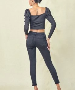 KANCAN Hazy Mid Rise Ankle Skinny Jeans