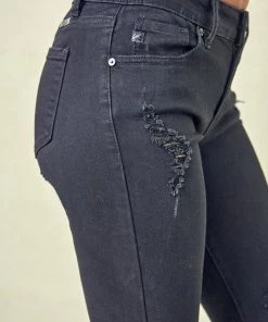 KANCAN Hazy Mid Rise Ankle Skinny Jeans