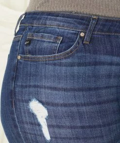 KANCAN Penny Mid Rise Ankle Skinny Jeans - Plus