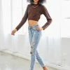 KANCAN Augustina Mid Rise Ankle Skinny Jeans