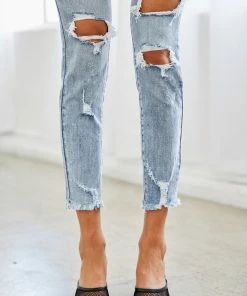 KANCAN Augustina Mid Rise Ankle Skinny Jeans