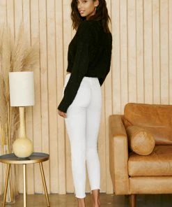 KANCAN Ingrid Mid Rise Ankle Skinny Jeans