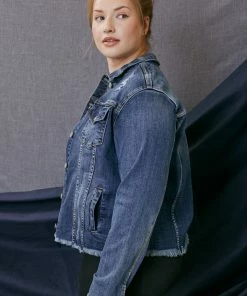 KANCAN Mona Denim Jacket - Plus