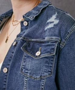 KANCAN Mona Denim Jacket - Plus