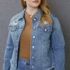 KANCAN Mona Denim Jacket - Plus
