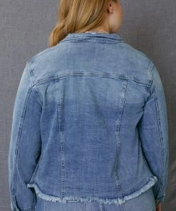 KANCAN Mona Denim Jacket - Plus