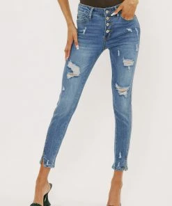 KANCAN New Arrivals Ellington High Rise Ankle Skinny Jeans