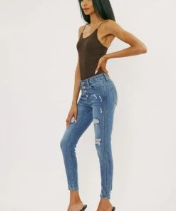 KANCAN New Arrivals Ellington High Rise Ankle Skinny Jeans