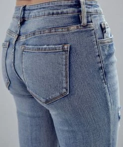 KANCAN Clarie Mid Rise Boyfriend Jeans