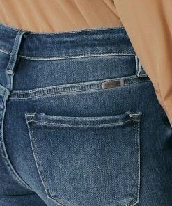 KANCAN Cali Mid Rise Boyfriend Jeans