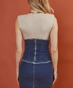 KANCAN Adriana Lace Up Corset Skirt Shorts & Skirts