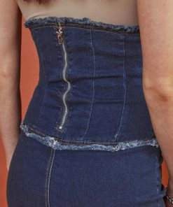 KANCAN Adriana Lace Up Corset Skirt Shorts & Skirts