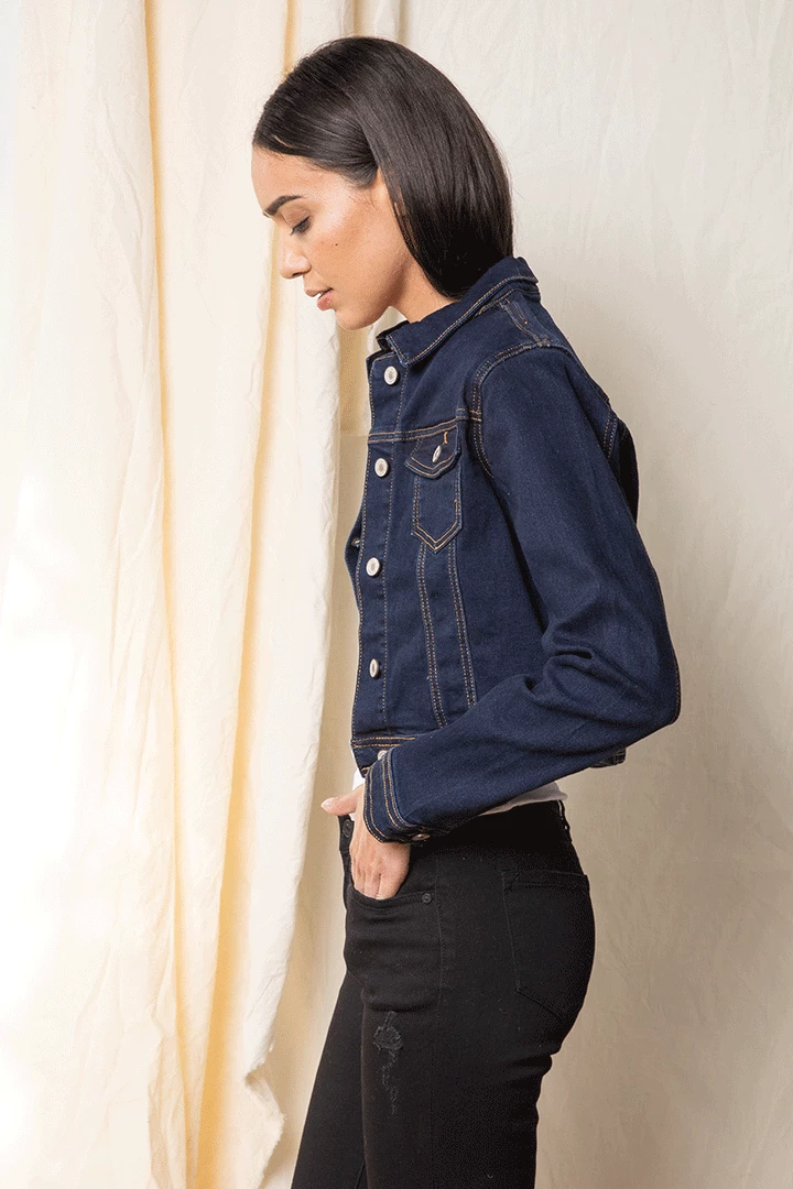 KANCAN Suzie Cropped Trucker Jacket 5 KANCAN Suzie Cropped Trucker Jacket