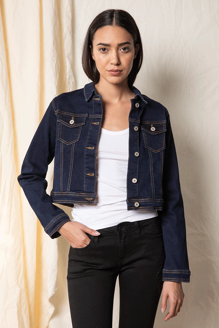 KANCAN Suzie Cropped Trucker Jacket 3 KANCAN Suzie Cropped Trucker Jacket